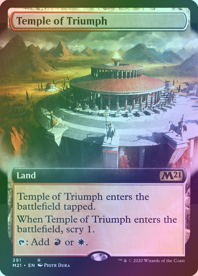 Temple of Triumph (M21) (391) / Extended Art / Foil