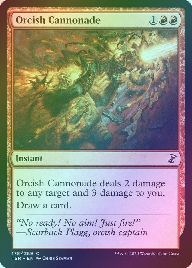 Orcish Cannonade (TSR) (178) / Foil