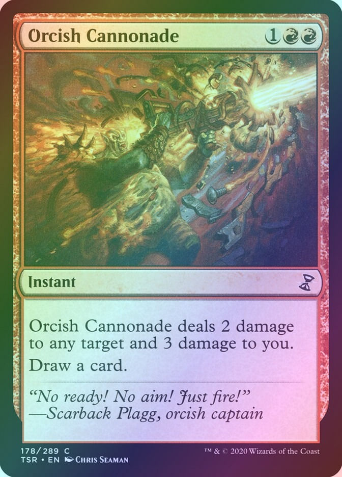 Orcish Cannonade (TSR) (178) / Foil