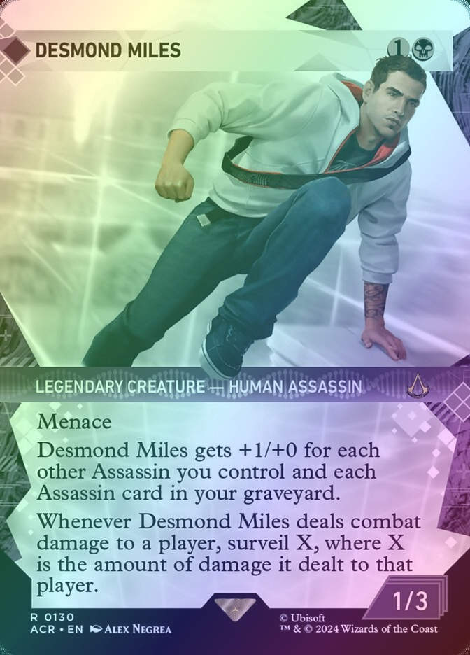 Desmond Miles (ACR) (130) / Borderless / Showcase / Foil