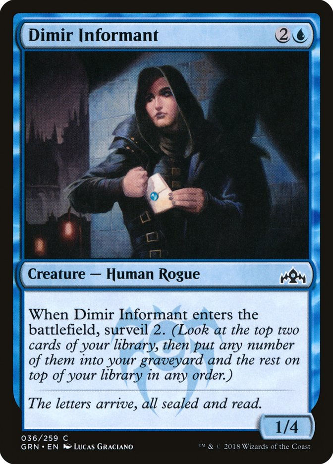 Dimir Informant (GRN) (36)