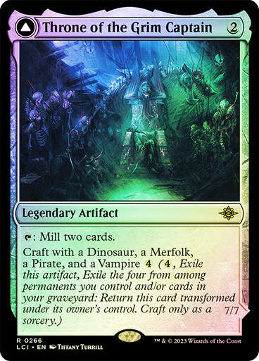 Throne of the Grim Captain // The Grim Captain (lci) / Foil