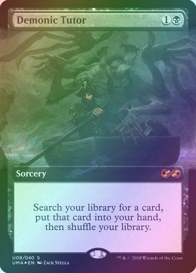 Demonic Tutor (PUMA) (U8) / Extended Art / Foil