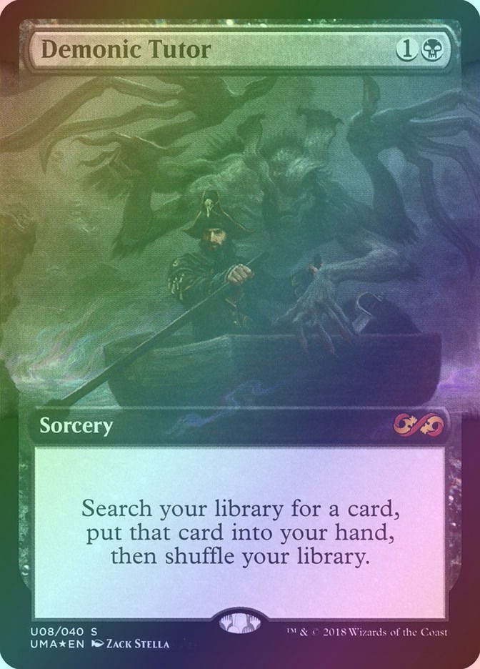 Demonic Tutor (PUMA) (U8) / Extended Art / Foil