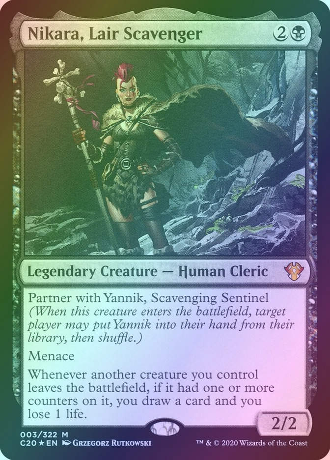 Nikara, Lair Scavenger (C20) (3) / Foil