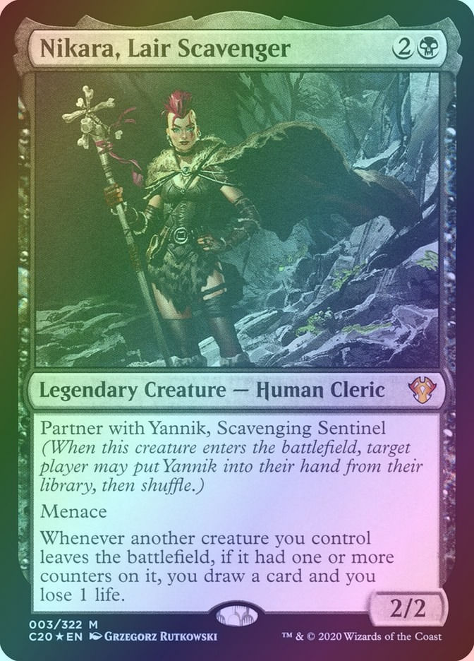 Nikara, Lair Scavenger (C20) (3) / Foil