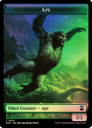 {Ape Token} // {Plant Token} (Ripple Foil Front) (TM3C)