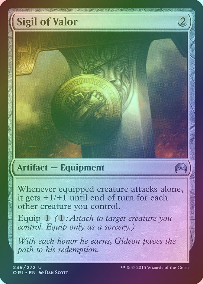 Sigil of Valor (ORI) (239) / Foil