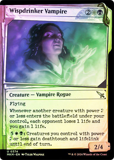 Wispdrinker Vampire (mkm) (374) / Showcase Foil