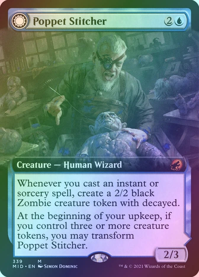 Poppet Stitcher // Poppet Factory (MID) (339) / Extended Art / Foil