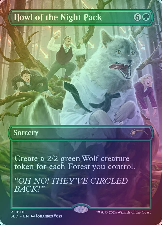 Howl of the Night Pack (SLD) (1610) / Borderless / Foil
