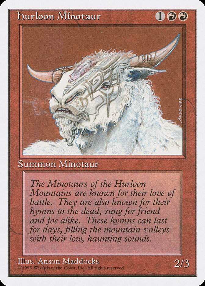 Hurloon Minotaur (4ED) (202)