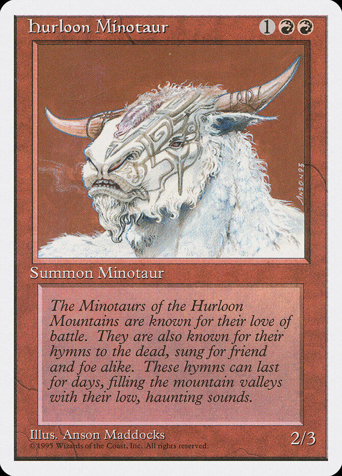 Hurloon Minotaur (4ED) (202)