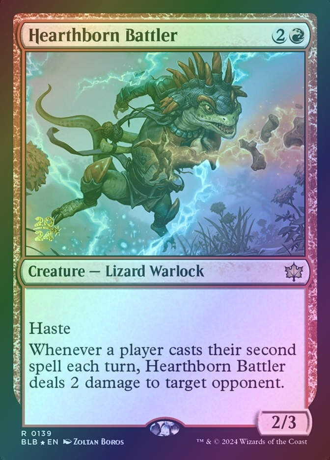 Hearthborn Battler (PBLB) (139s) / Foil