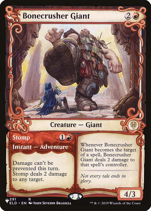 Bonecrusher Giant // Stomp (PLST) (ELD-291) / Showcase