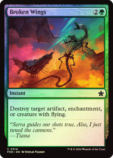 Broken Wings (FDN) (214) / Foil