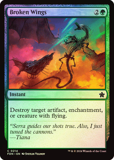 Broken Wings (FDN) (214) / Foil