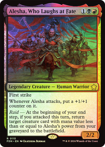 Alesha, Who Laughs at Fate (FDN) (115) / Foil