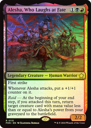 Alesha, Who Laughs at Fate (FDN) (115) / Foil