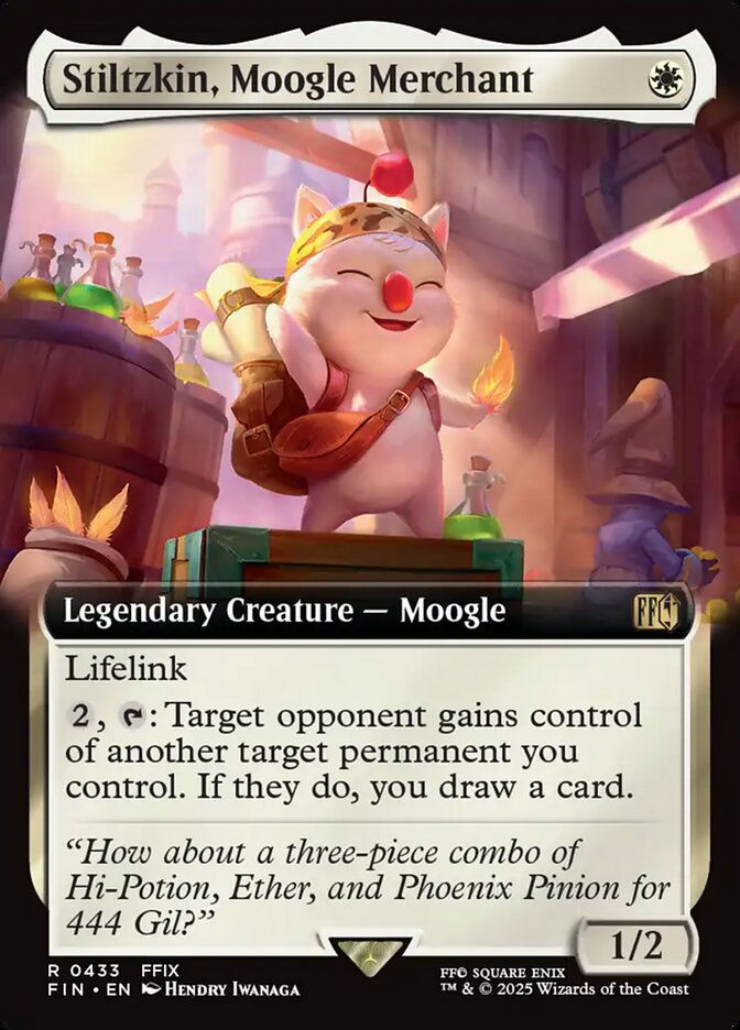 Stiltzkin, Moogle Merchant (FIN) (433) / Extended Art