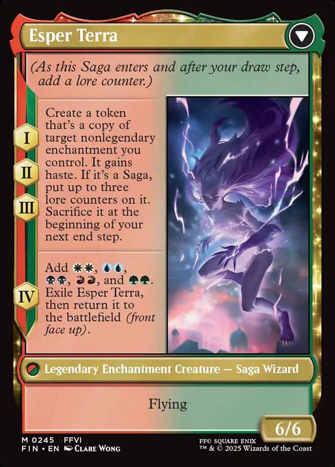 Terra, Magical Adept // Esper Terra (FIN) (245) — cara 2 de 2
