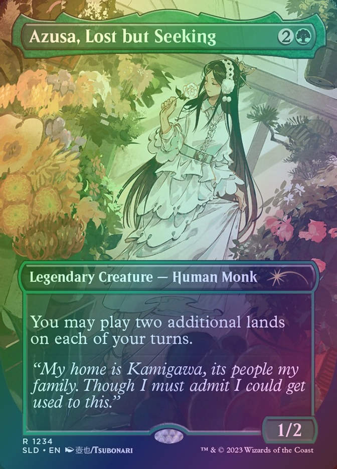 Azusa, Lost but Seeking (SLD) (1234) / Borderless / Foil