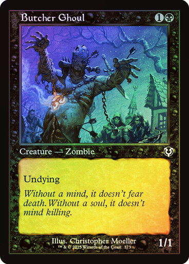 Butcher Ghoul (INR) (373) / Foil Retro