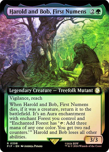 Harold and Bob, First Numens (pip) (398) / Extended Art Foil