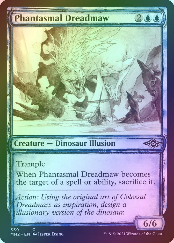 Phantasmal Dreadmaw (MH2) (339) / Showcase / Foil