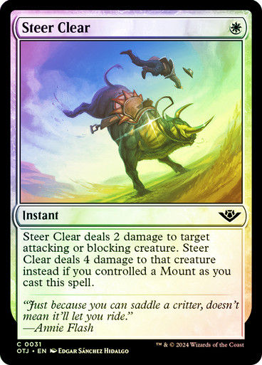 Steer Clear (otj) (31) / Foil
