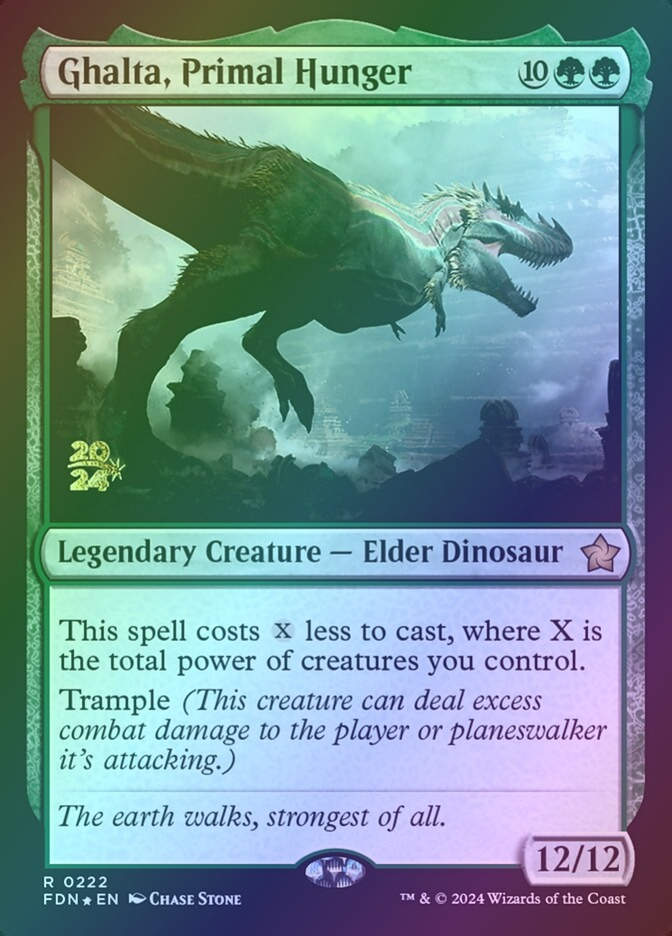 Ghalta, Primal Hunger (PFDN) (222s) / Foil