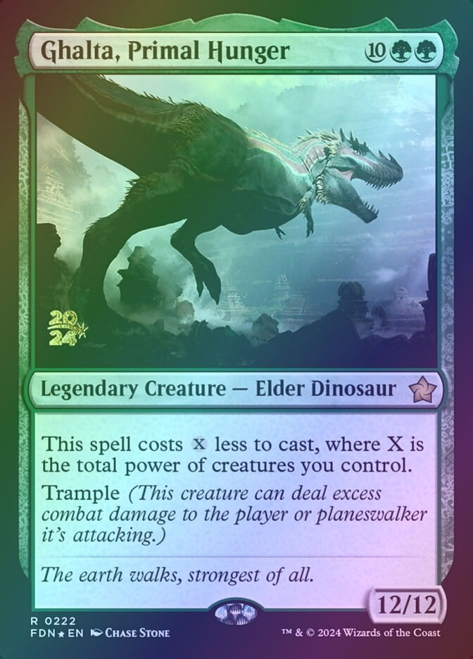 Ghalta, Primal Hunger (PFDN) (222s) / Foil