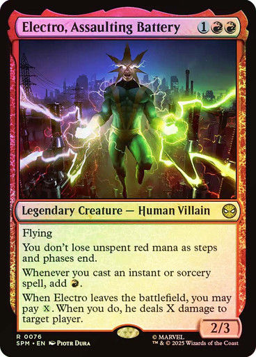 Electro, Assaulting Battery (SPM) (76) / Foil