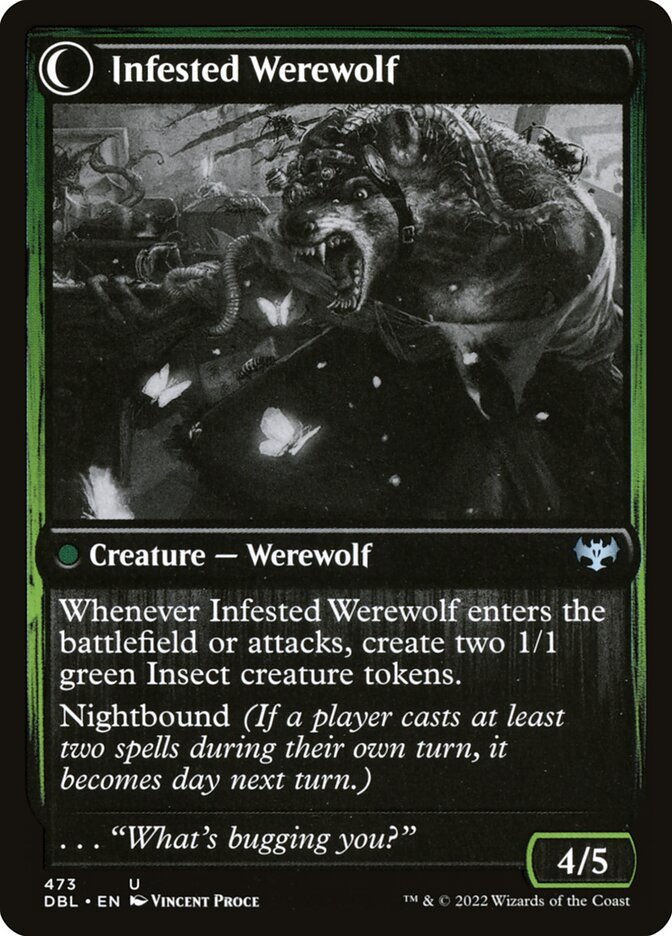 Infestation Expert // Infested Werewolf (DBL) (473) — cara 2 de 2