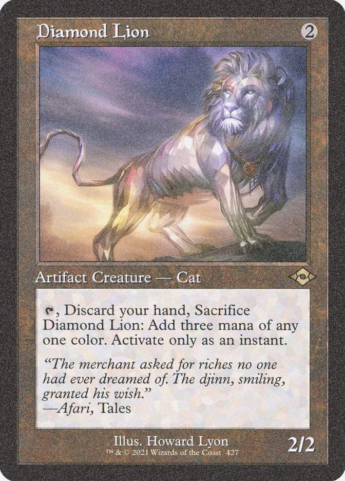 Diamond Lion (MH2) (427) / Foil Etched