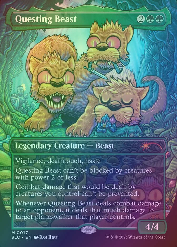 Questing Beast (SLC) (17) / Borderless / Foil