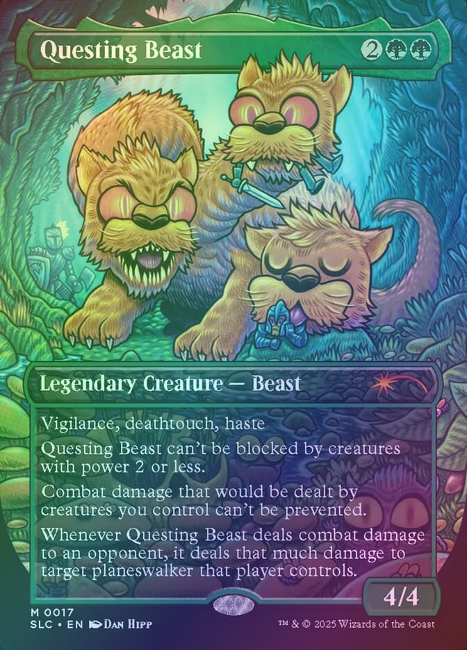 Questing Beast (SLC) (17) / Borderless / Foil