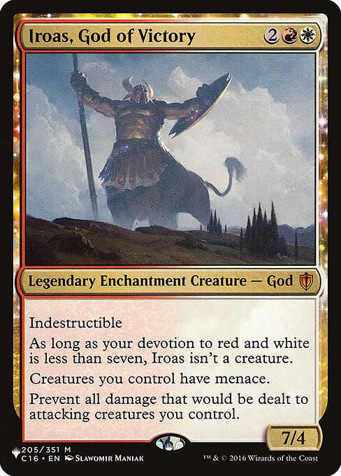 Iroas, God of Victory (PLST) (C16-205)