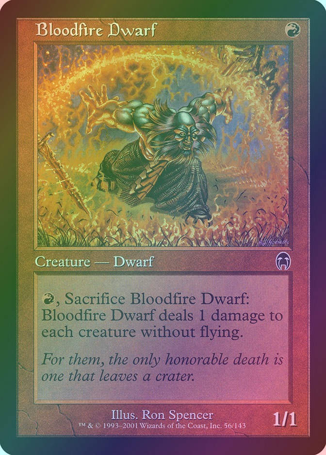 Bloodfire Dwarf (APC) (56) / Foil