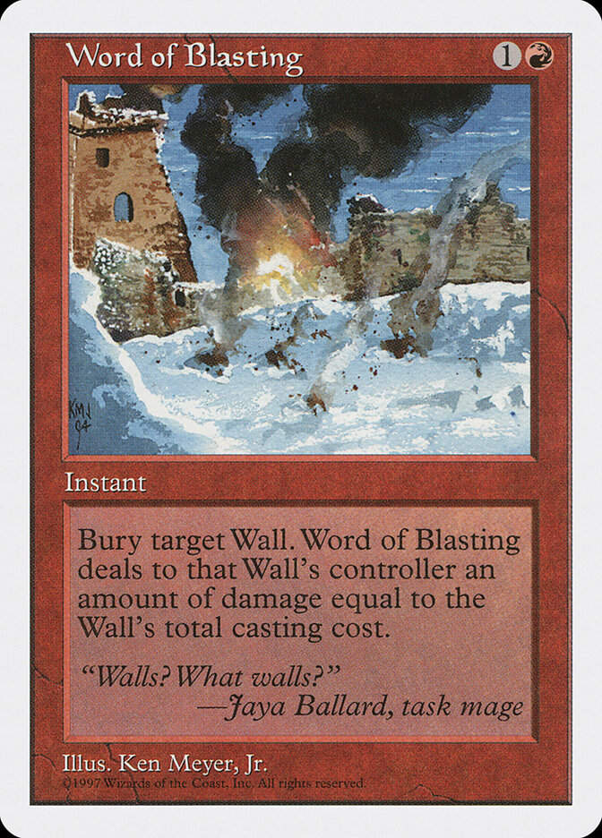 Word of Blasting (5ED) (276)