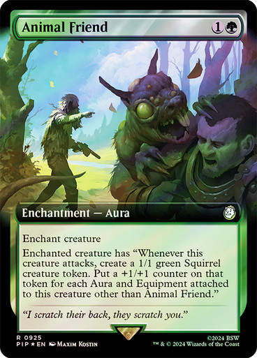 Animal Friend (pip) (925) / Extended Surge Foil