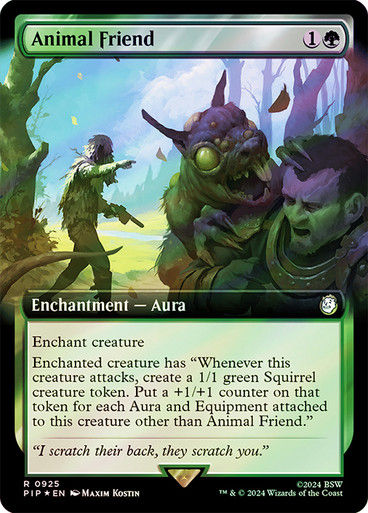 Animal Friend (pip) (925) / Extended Surge Foil