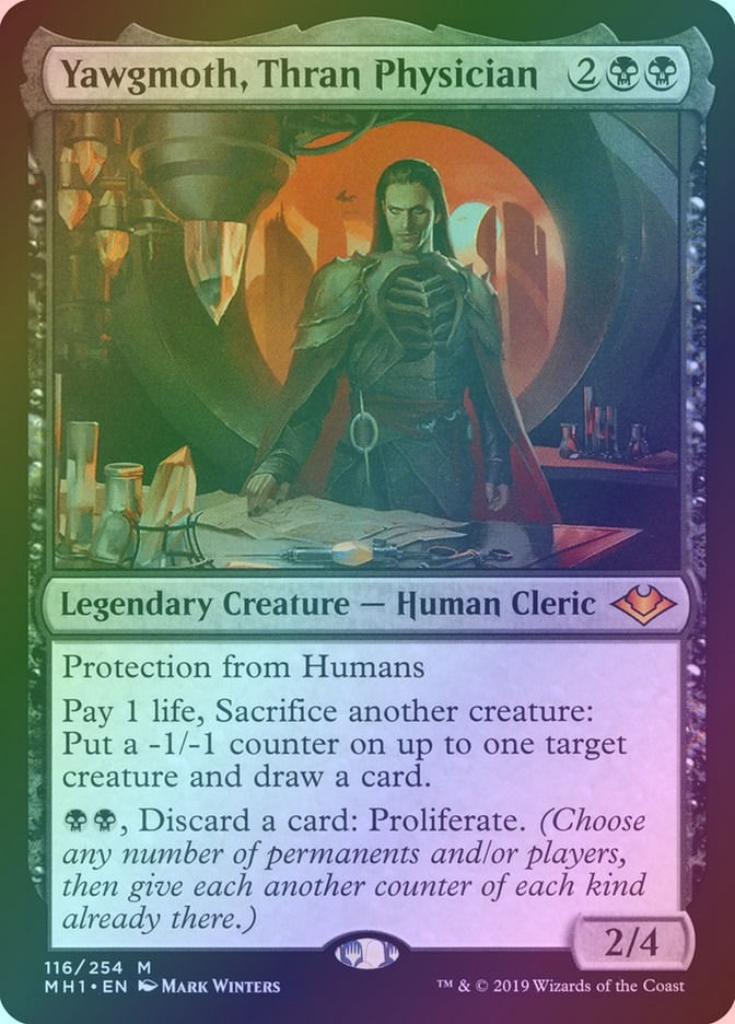Yawgmoth, Thran Physician (MH1) (116) / Foil