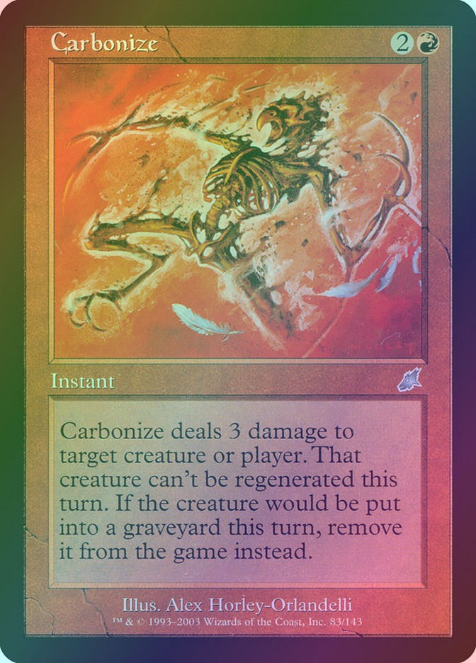 Carbonize (SCG) (83) / Foil