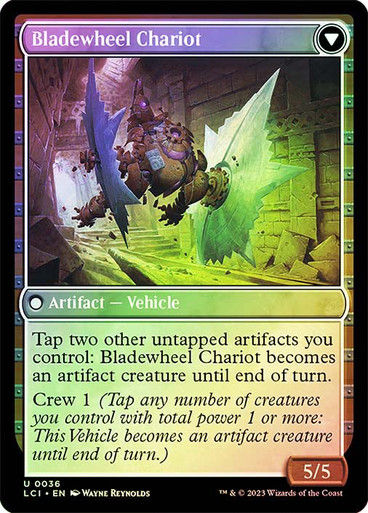 Spring-Loaded Sawblades // Bladewheel Chariot (lci) / Foil — cara 2 de 2