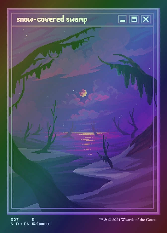 Snow-Covered Swamp (SLD) (327) / Foil