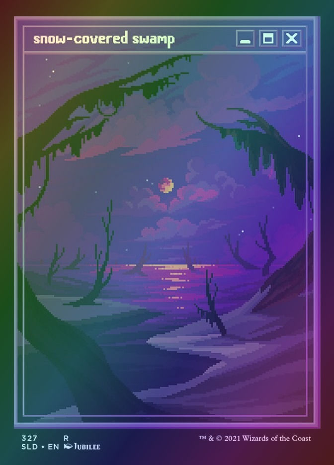 Snow-Covered Swamp (SLD) (327) / Foil