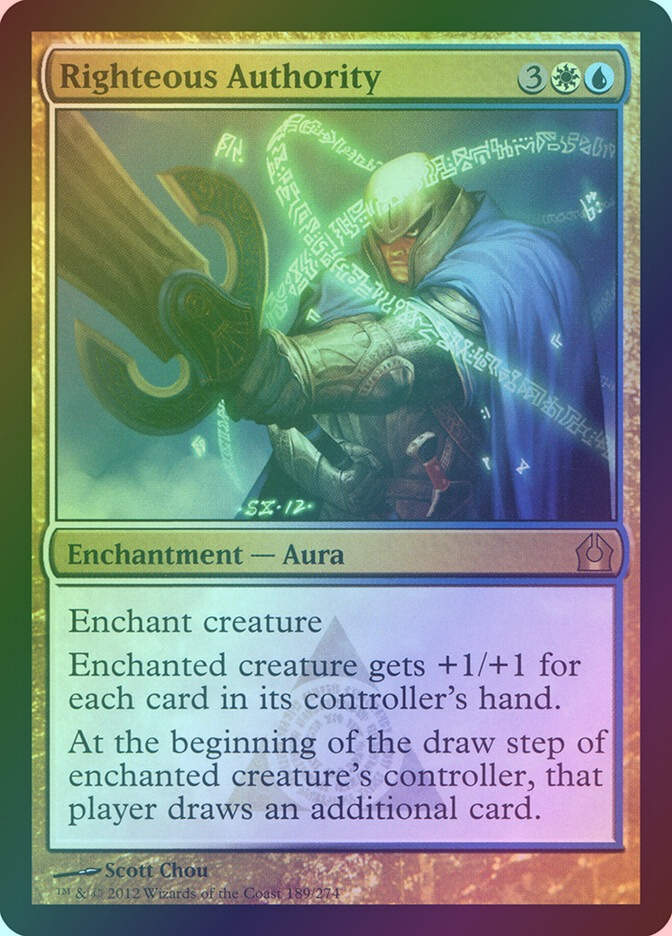 Righteous Authority (RTR) (189) / Foil
