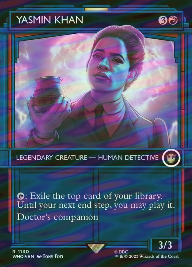 Yasmin Khan (WHO) (1130) / Borderless / Showcase / Surge Foil
