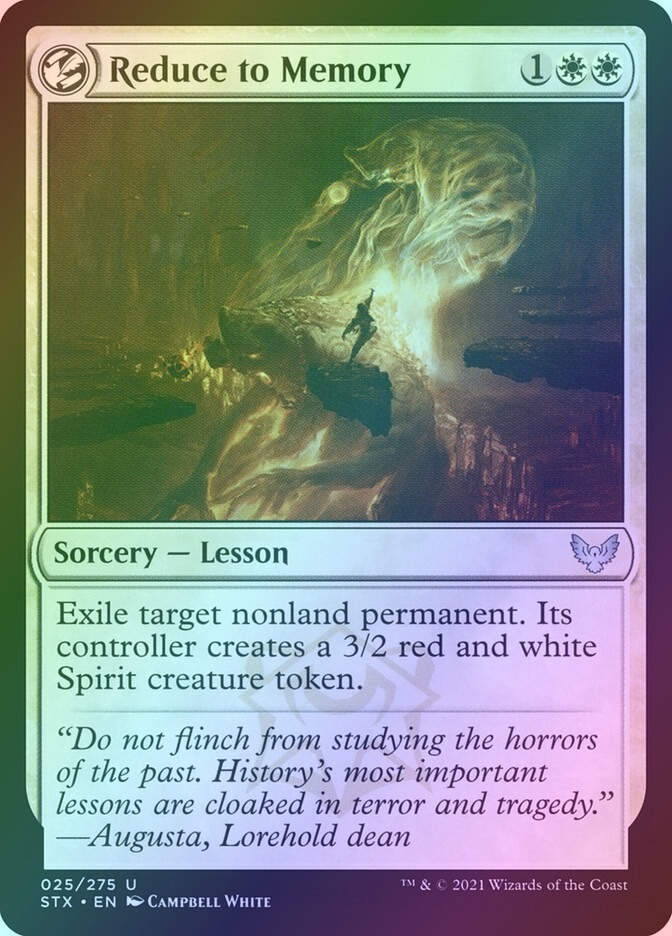 Reduce to Memory (STX) (25) / Foil